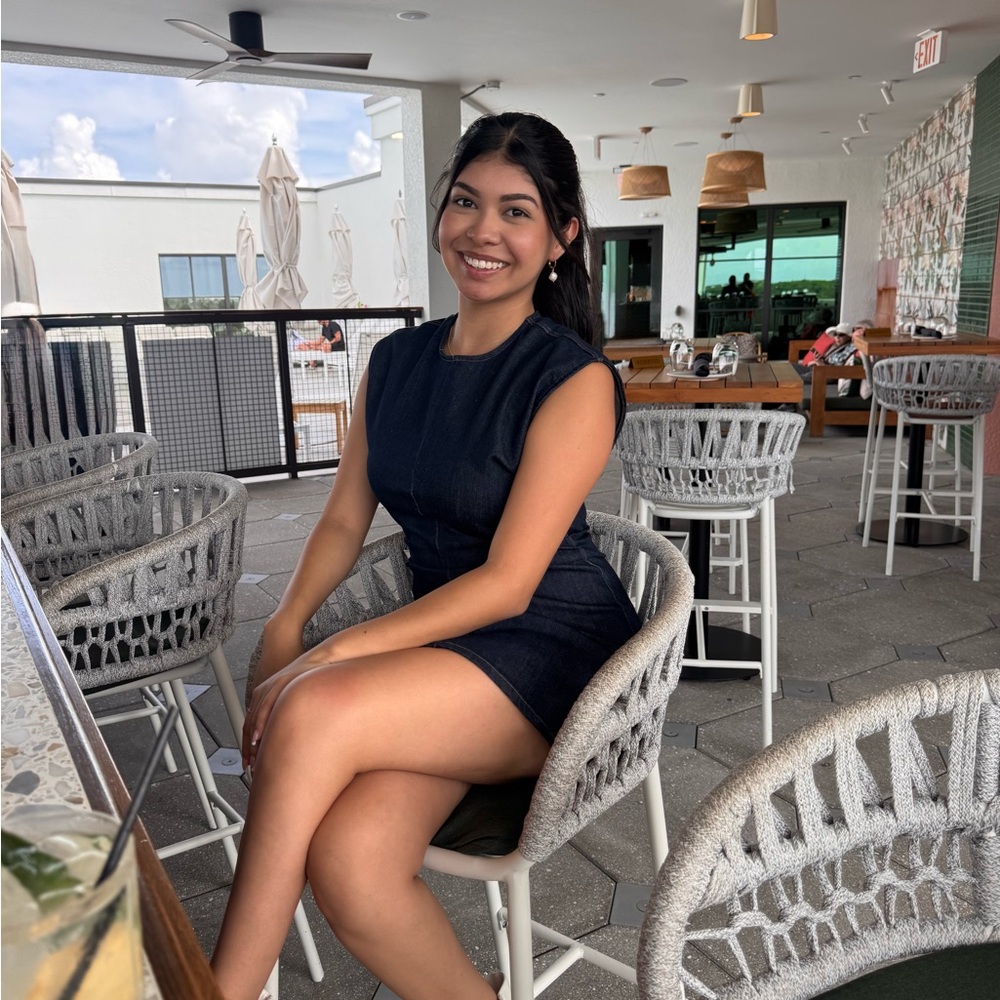 Mini Jean Dress Zara